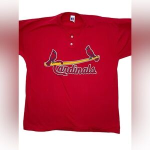 St Louis Cardinals men’s size XL MLB Tshirt Russell ,embroidered,baseball,